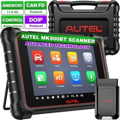 Autel MaxiCOM MK900BT Dispositivo Diagnostico Auto (2025) 3000+ Test Attivi CAN FD & DOIP