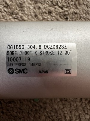 SMC pneumatic cylinder CG1B50-304.8-DCZ0628Z 2.00 In. Bore 12.00 In. Stroke