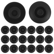 24Pcs Reusable Rubber Sealing Plugs for Auto Doors Dustproof Black Caps