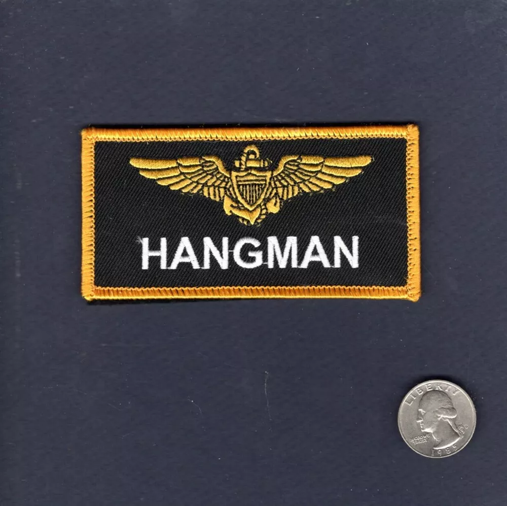  Top Gun Maverick Hangman Badge Patch Classic Pilot