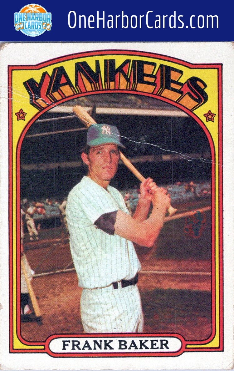 1972 Topps New York Yankees #409 Frank Baker | eBay