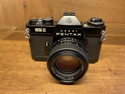 フィルムカメラ PENTAX ESII Super-Multi-Coated TAKUMAR Near Mint* Pentax ESII ES II Black Film Camera SMC Takumar 50mm F