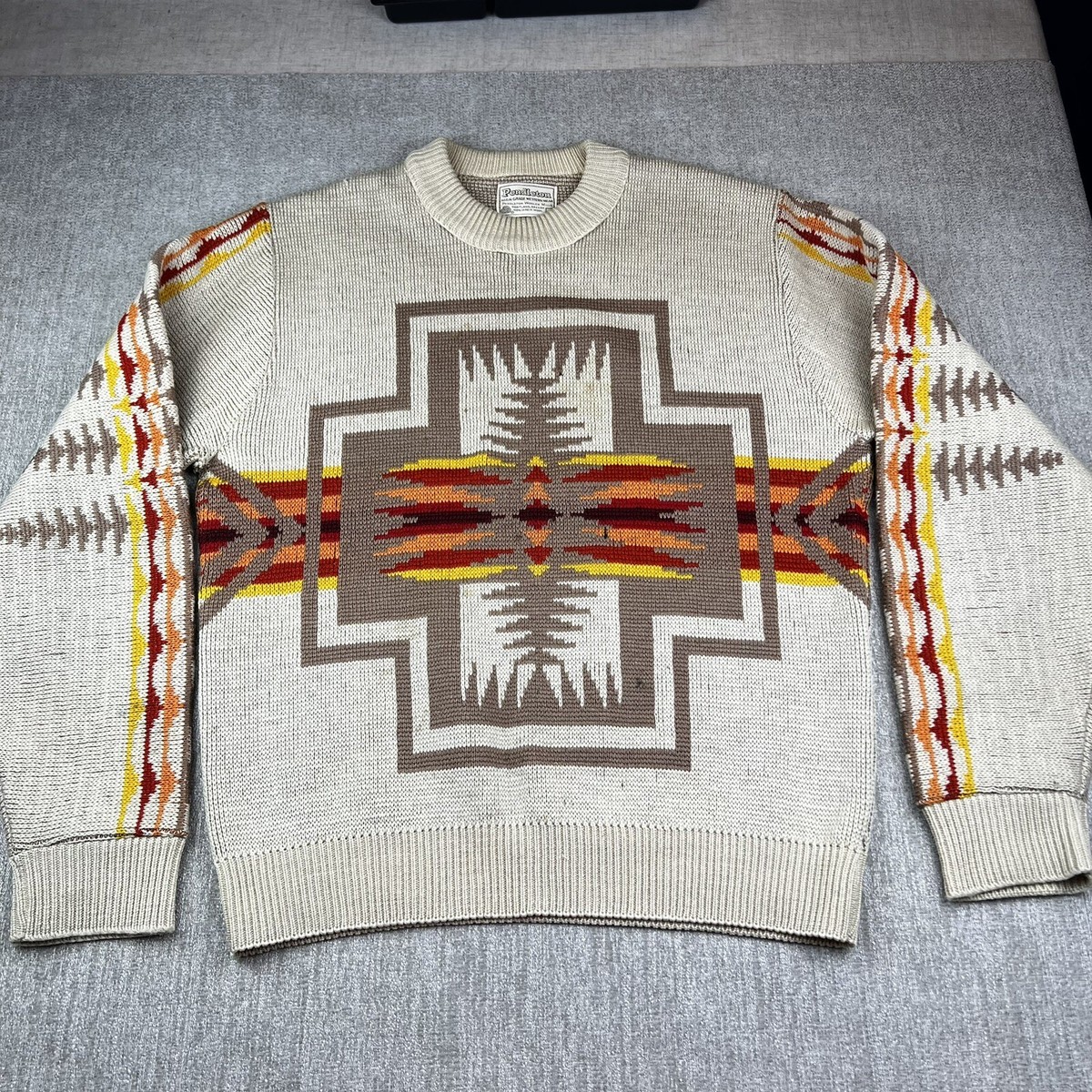Vintage 70s PENDLETON Chief Joseph Harding Aztec Southwestern Vintage 70s PENDLETON Chief Joseph Harding Aztec Southwestern