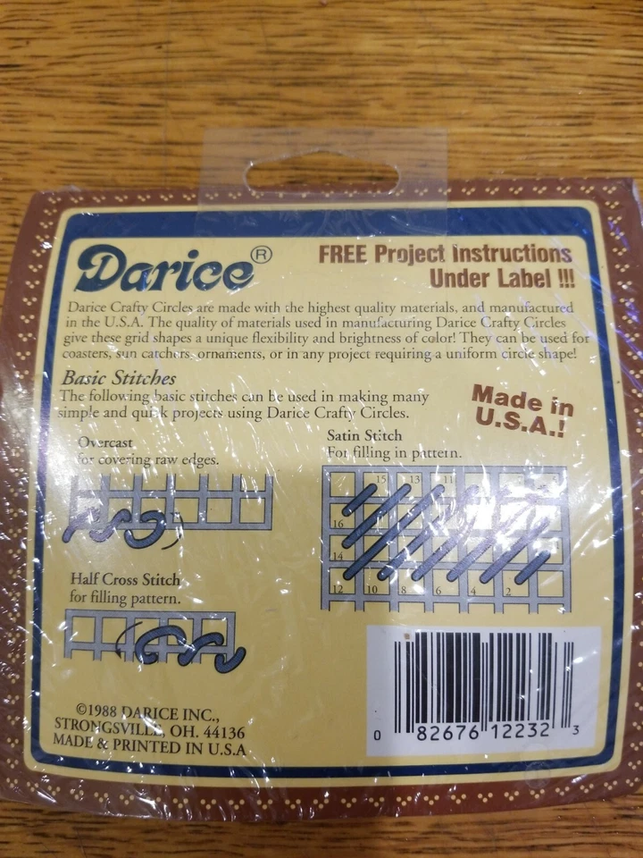 Darice Craft Supplies Plastic Canvas Circles. - Image 4 of 4