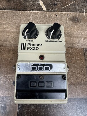 DOD Phasor FX20 Rare Vintage Guitar Effect Pedal Made in USA