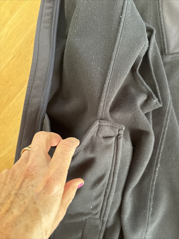 Food Lion Softshell Uniform Employee Jacket Black Fleece Lined Unisex