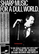 1979 Joe Jackson "Is She Really Going Out With Him" Release Promo Reprint Ad