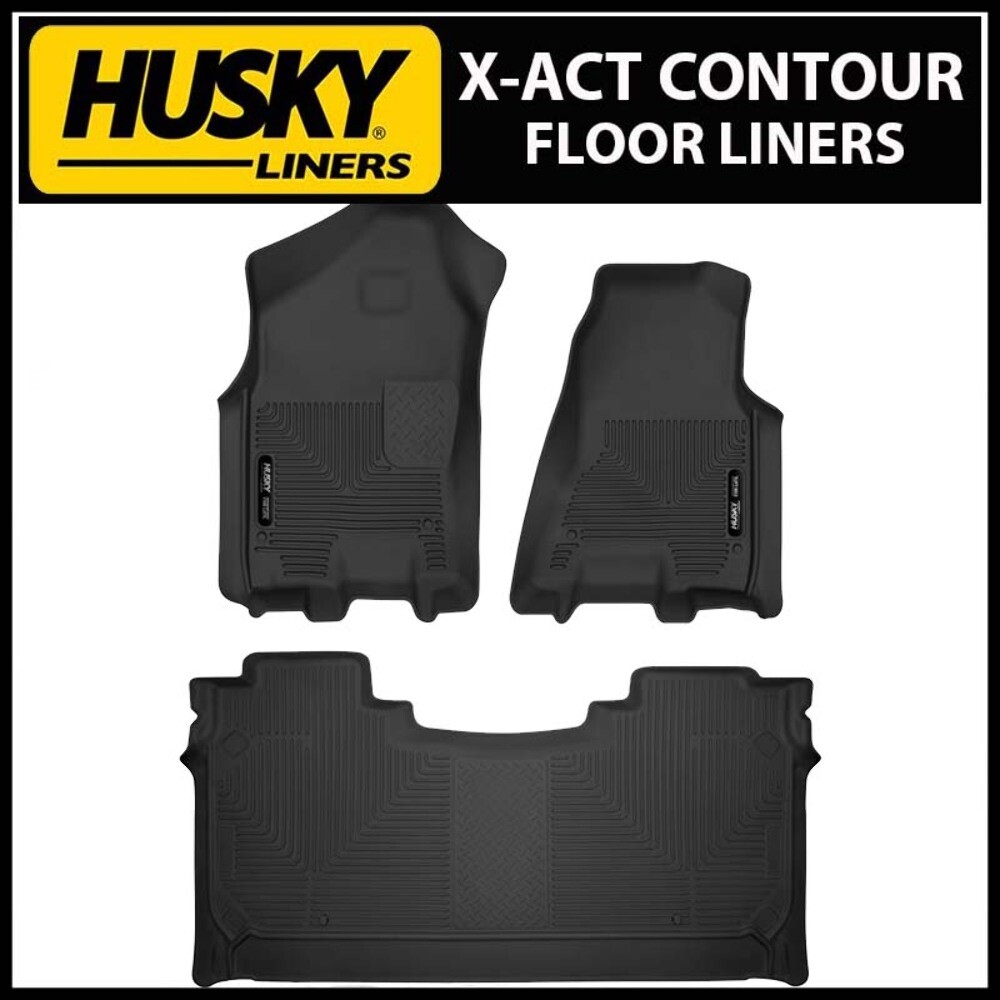 Husky Liners XACT CONTOUR Floor Mats Black for 20192024 Ram 1500 Crew Cab eBay