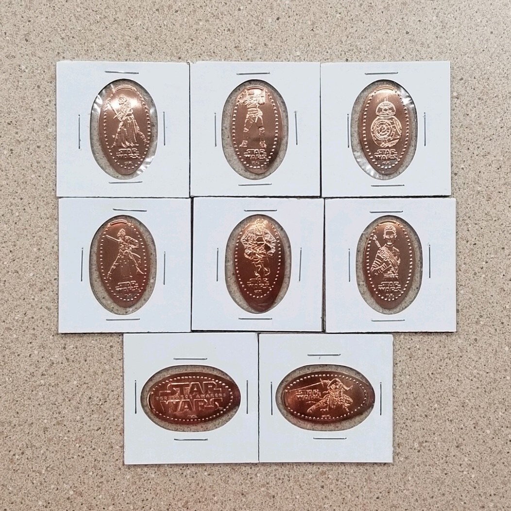 Walt Disney World Hollywood Studios Star Wars Pressed Penny Coins