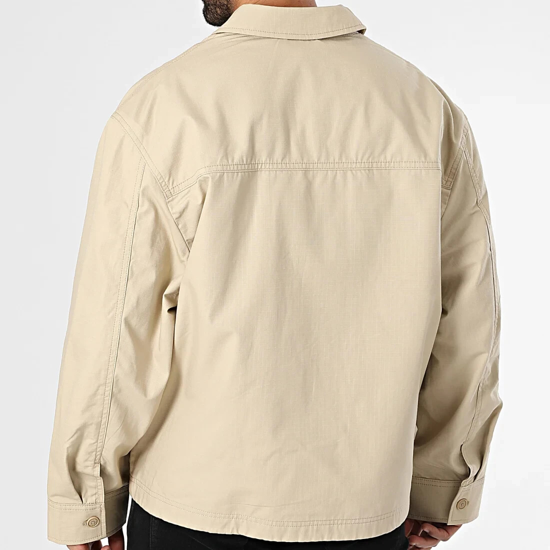 ヒューゴボス＜コットンワイドジャケット＞●M2214y HUGO BOSS Jacket with Logo Label in Ripstop Cotton Regular