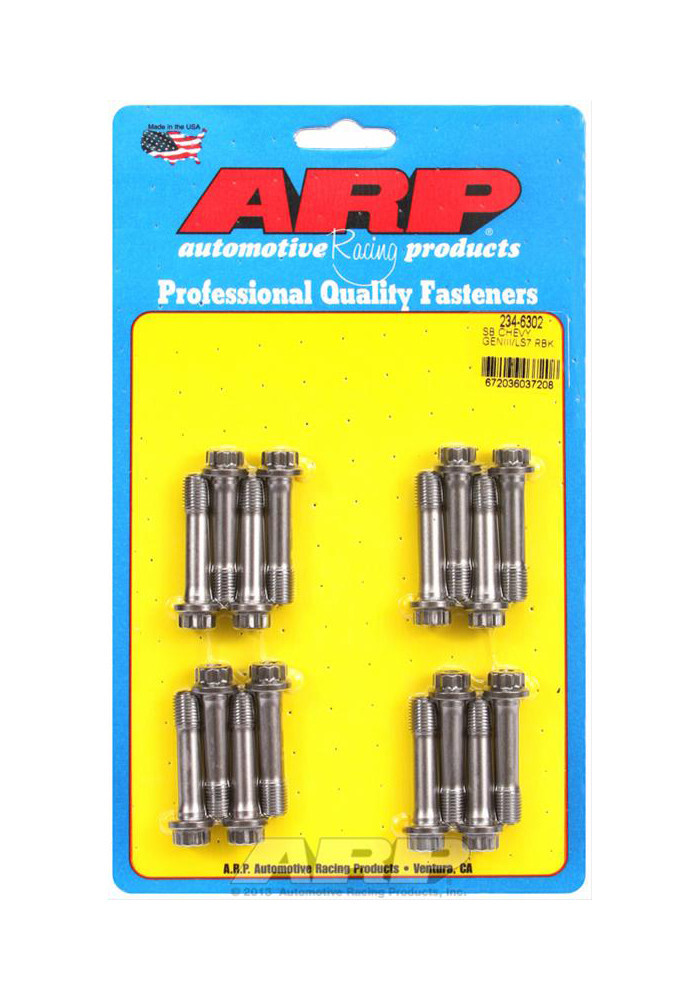 LS7 LS9 Corvette Titanium Connecting Rod Bolts ARP 2000 eBay