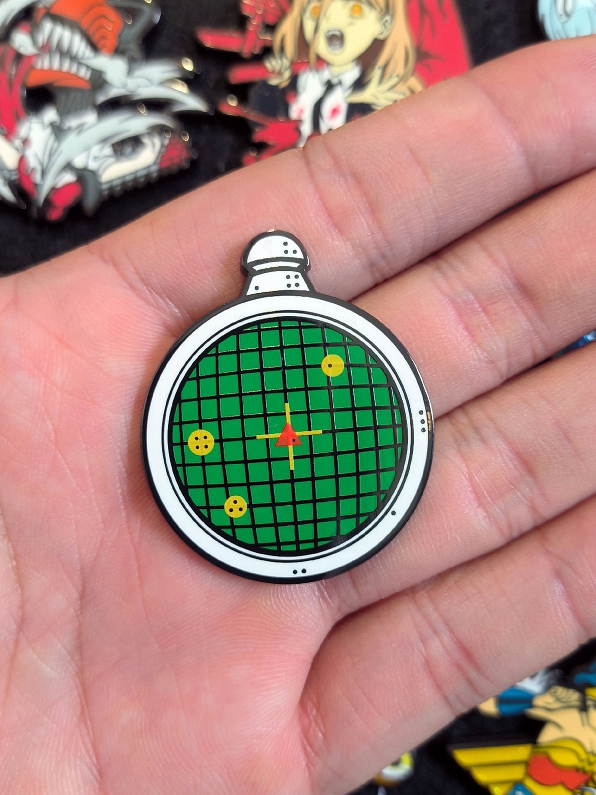 Broche insignia de metal Dragon Radar esmalte 1,6" Pin Dragon Ball regalo de anime