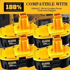 2 4 PACK 18V For Dewalt 18 VOLT XRP DC9096 DC9098 Ni-MH 7.0Ah Battery DC9099