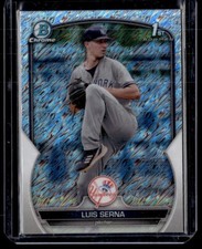 2023 Bowman Chrome SHIMMER REFRACTOR Luis Serna