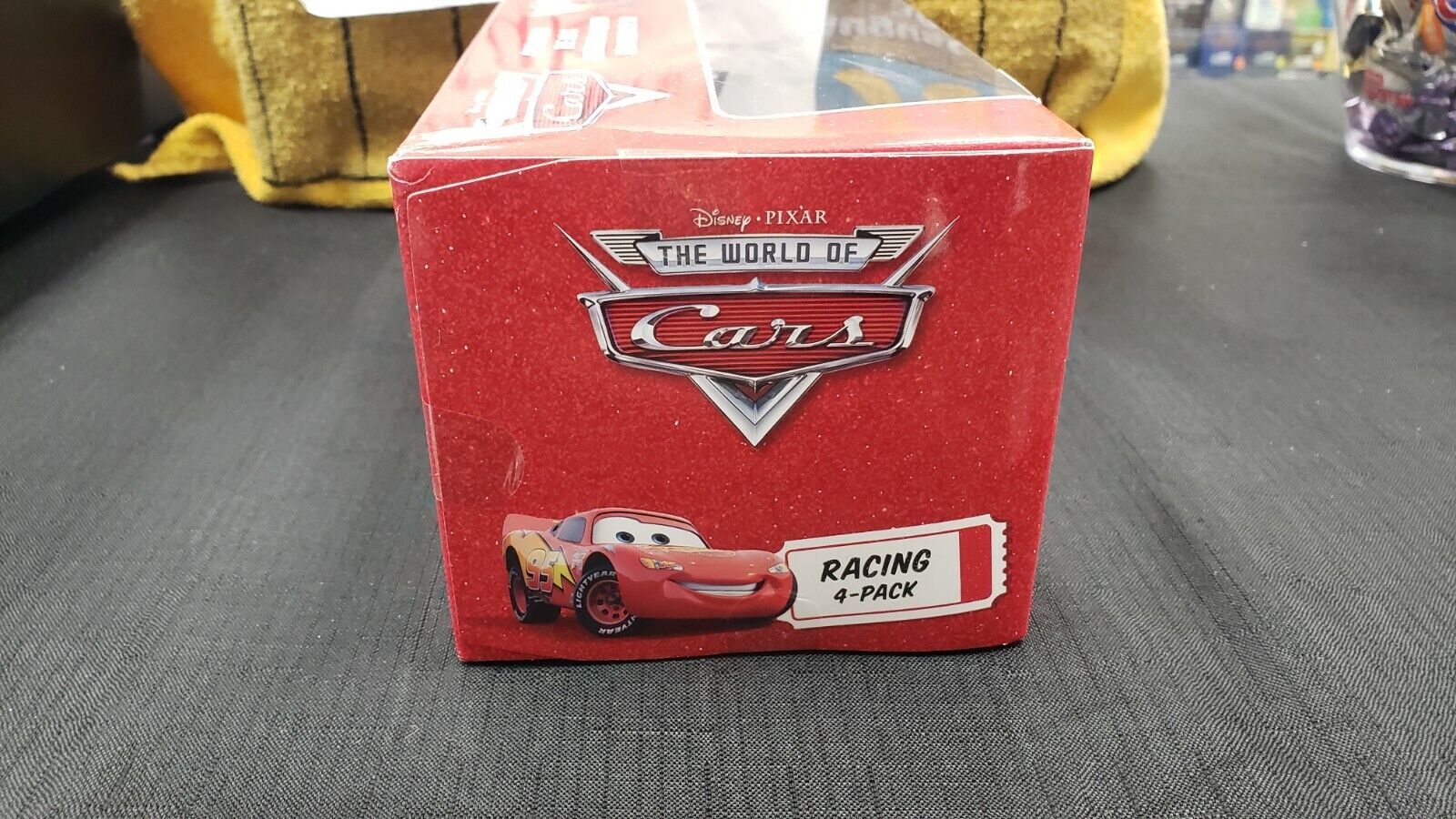 Disney Store Pixar Cars 2 World Grand Prix Die Cast 4 Pack Lighted Set NIB