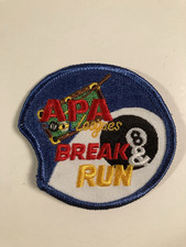 APA Leagues Break  Run Patch - American Poolplayers Association