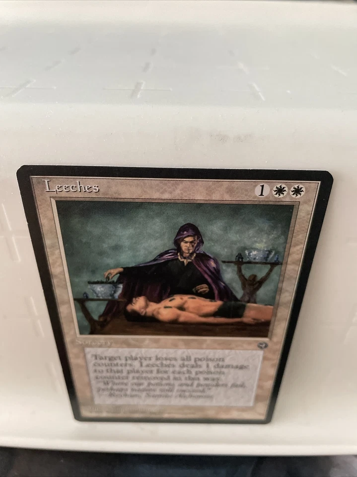 Leeches MTG NM Homelands Reserve List Rare Poison Counters Magic The Gathering - Image 2 of 4