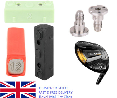 Callaway Rogue ST Golfschläger Driver Kopf Gewichte & Geschwindigkeitskassette 4-18 g UK-Bestand