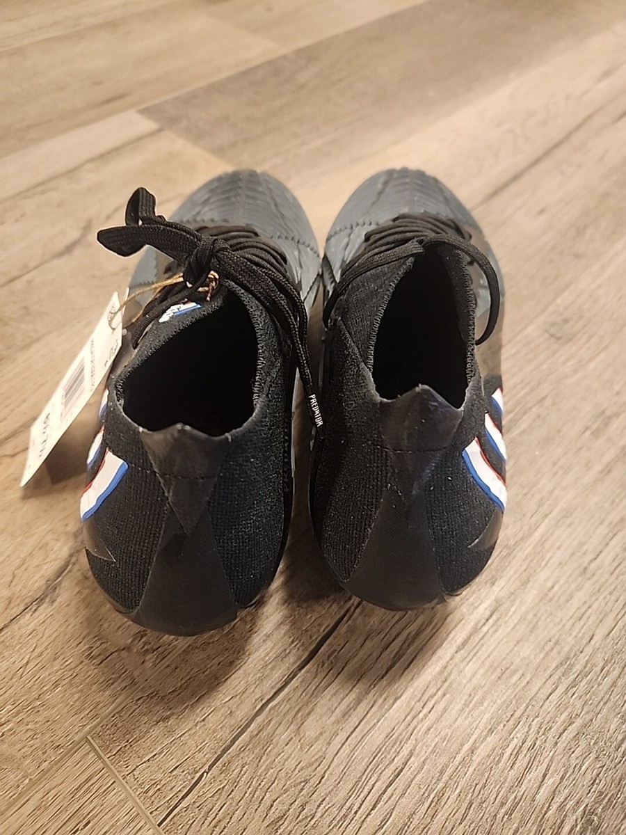 Sz 6.5 MENS ADIDAS‎ PREDATOR EDGE.1 FG SOCCER CLEATS SHOES BLACK H02935 adidas Predator Edge.1 Low FG - Core Black/White/Vivid Red  main image 4