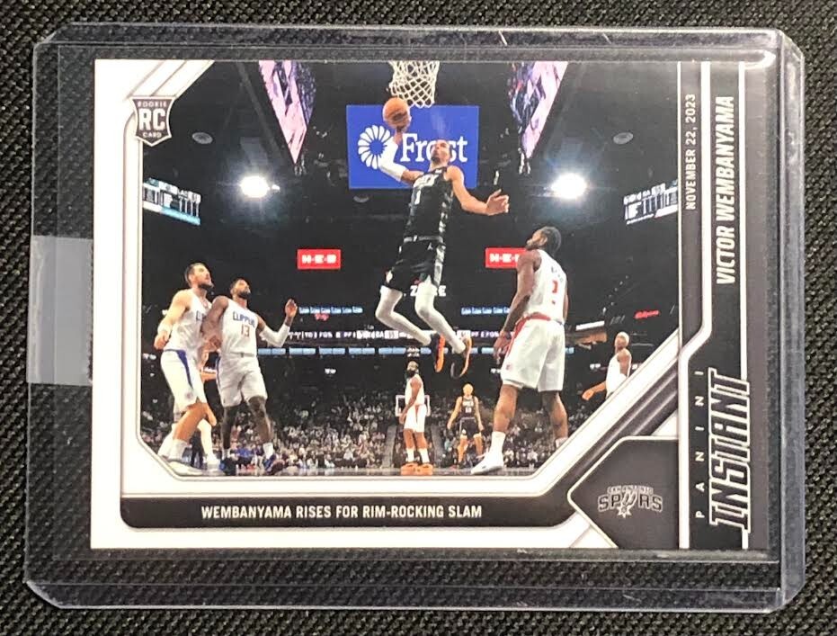 Victor Wembanyama 2023-24 Panini #98 NBA Rookie Basketball Card Spurs 1 of 5530