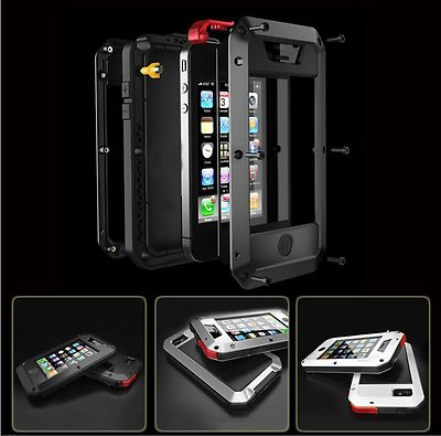 Staub & Wasserdicht Stoßfest Gorilla Metall Cover Case für iPhone 11,12,13,14,SE