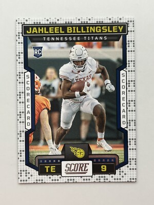 2023 Score Scoreboard Wrong Card Number Error Jahleel Billingsley Titans