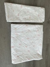 The Little White Company White And Pink Stars And Clouds Cotbed Duvet Set
