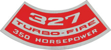 Oer Air Cleaner Decal Turbo-fire 327350 Hp Camaro Nova Chevelle Impala Corvette