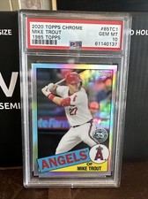 MIKE TROUT 2020 Topps Chrome 1985 85TC-1 PSA 10! GEM MINT