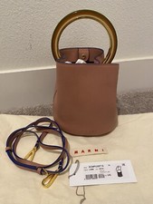 Marni Pannier Bucket Bag In Pink