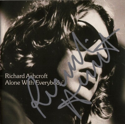 RICHARD ASHCROFT - Verve Bitter Sweet Symphony Lucky Man Sonnet Autograph SIGNED