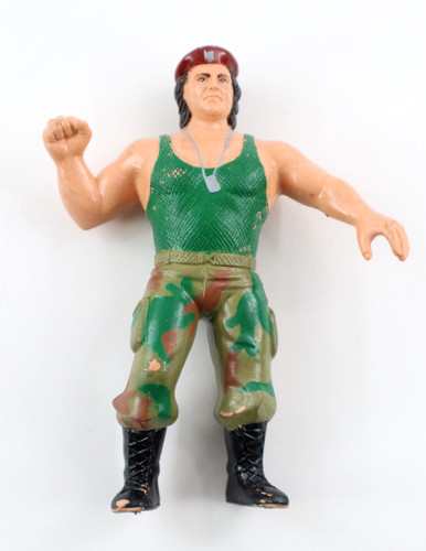 Corporal Kirchner w/ STUBBLE WWF Vtg 1986 LJN Wres...