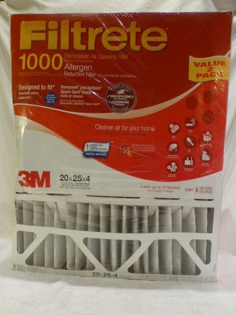 3M Filtrete 4-Inch MPR 1000 Micro Allergen Defense Air Filters
