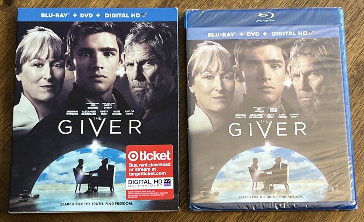 The Giver Blu-ray w/ Slipcover, Brand New!! Factory Sealed