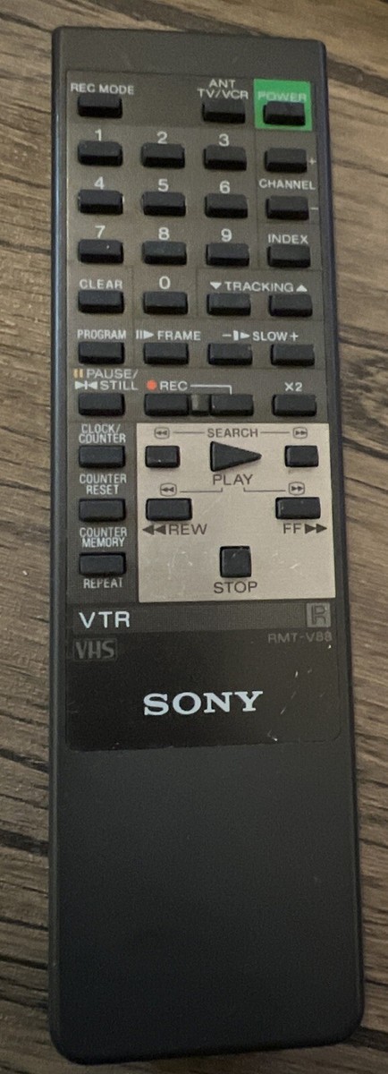 SONY RMT-V88 SLV-M88 VCR REMOTE CONTROL Fully Tested Rare Vintage