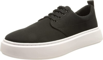 HUGO BOSS Men's Sneaker, Allen Derby , Black, Size - EU 43, UK 9, US 10