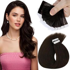 Sunny Hair Tape in Human Hair Extensions Remy Invisible Seamless Skin Weft 20" 2
