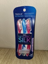 Schick Hydro Silk Touch-Up Dermaplaning Tool with Precision Cover, 3ct NEW