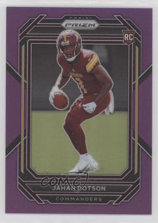 2022 Panini Prizm Rookies Purple Prizm /125 Jahan Dotson #312 17f8