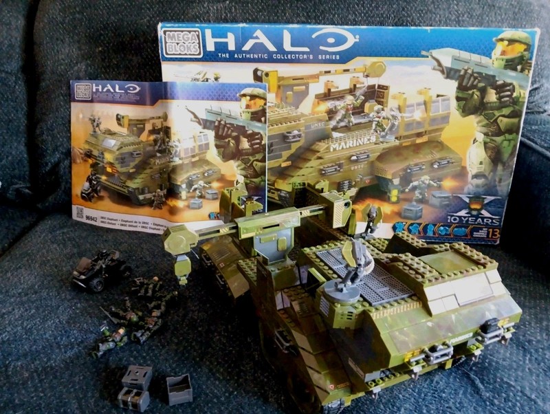 Mega Bloks Halo UNSC Elephant 96942 (97%) w/ Box & Manual