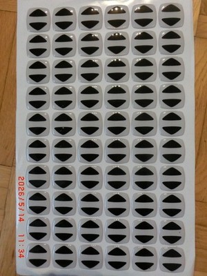 Aufkleber Pfeilsymbol für Rückwärts + Seitwärtsverstellung, Armlehne Vogelsitze