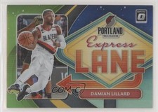 2020 Panini Donruss Optic Express Lane Lime Green Prizm /149 Damian Lillard 0m68