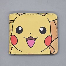 Pikachu Bifold Wallet Pokemon Yellow NEW