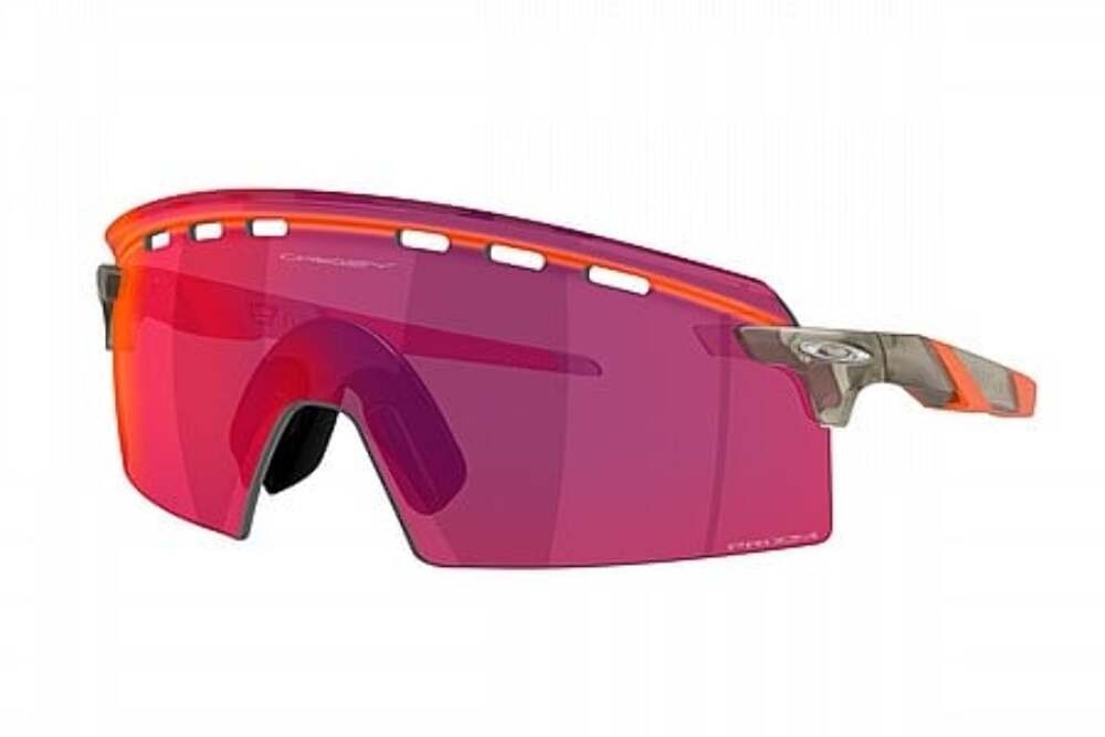 Oakley OO9235-2039 Encoder Strike Sunglasses Matte Grey Ink w/ Prizm Red Lenses