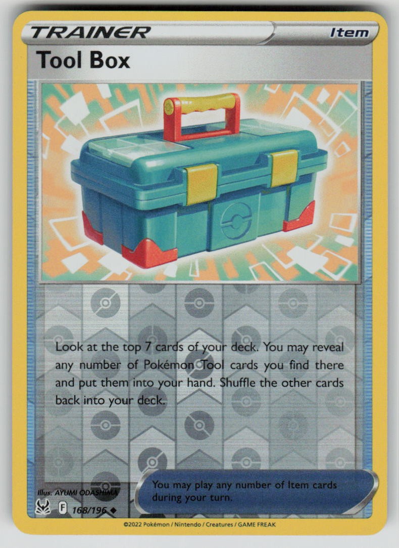 Tool Box 168/196 Reverse Holo SWSH11: Lost Origin Near Mint EN Pokemon