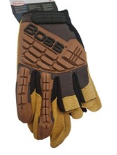 Boss Professional Framer Gloves L Impact Resi...