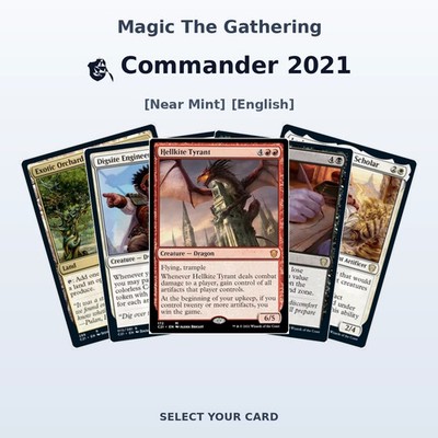 Magic The Gathering Commander 2021 - Select Your Cards (NM)