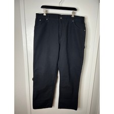 Dickies Men's Relaxed Fit Carpenter Duck Jeans Black NEW  Size 38x30