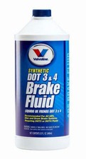 Valvoline 601458 Full Synthetic DOT 3 & DOT 4 Brake Fluid 1 Quart (12 Pack) 3.62 per gallon