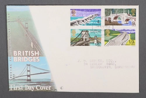 MayfairStamps Great Britain FDC 1968 British Bridges combo First Day Cover aax_6
